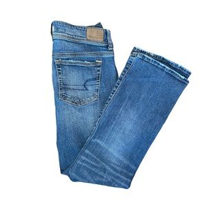 American Eagle boot cut blue jeans womens size 6